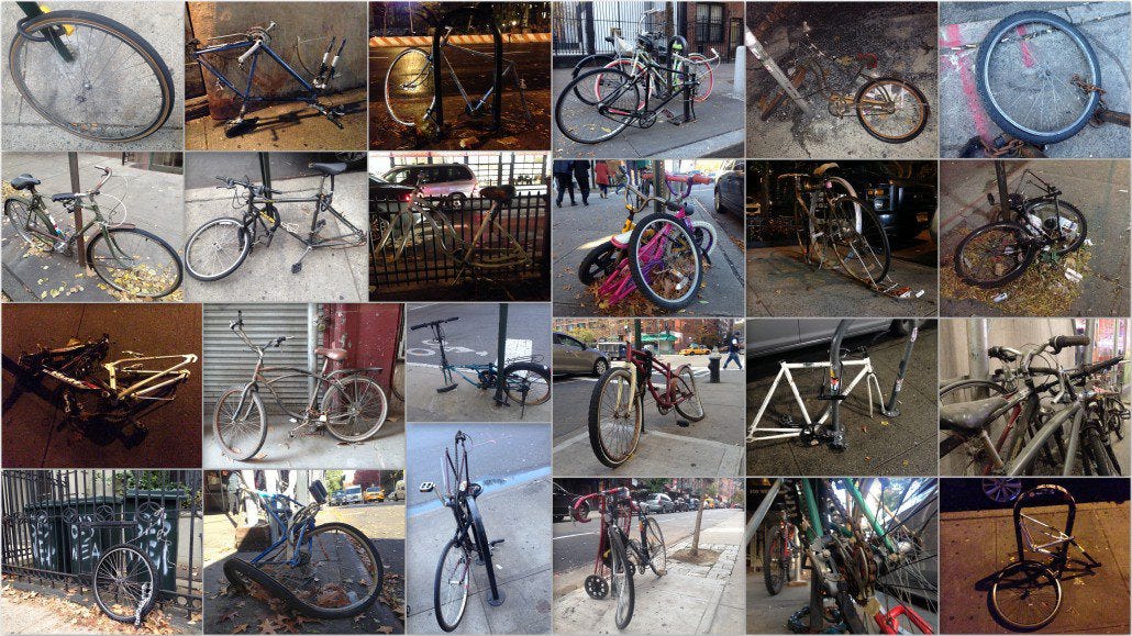 Forgotten bikes of NYC Forgotten bikes of NYC