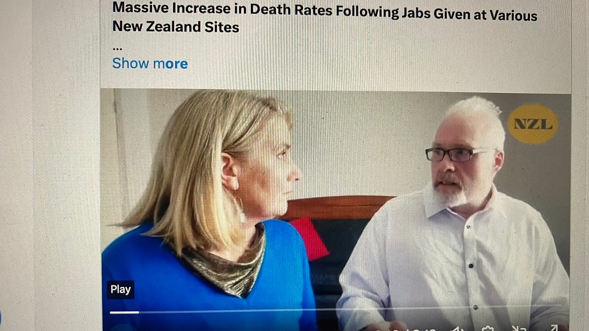 New Zealand Database Administrator Who Designed System For "Providers" To Get Paid Per Shot Given, Crosses Ranks And Joins Opposition: Tearfully Confesses To Liz Gunn STAGGERINGLY High Death Counts