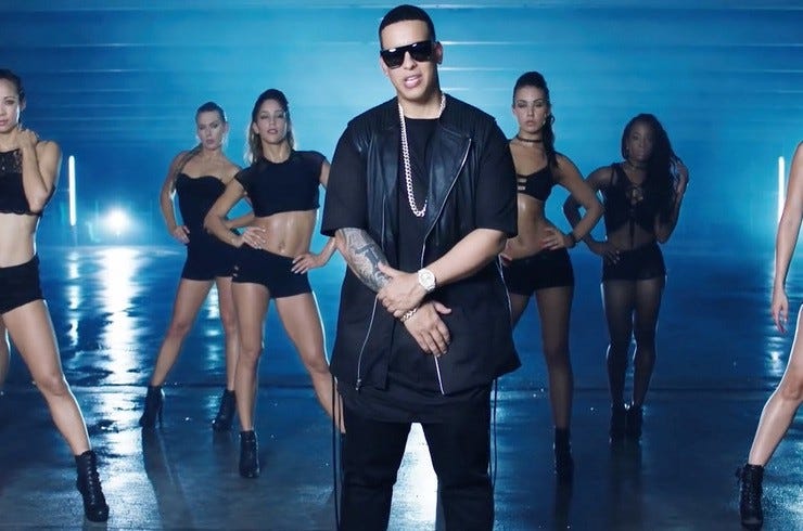 Bb31 daddy yankee shaky shaky screenshot 2016 billboard 1548