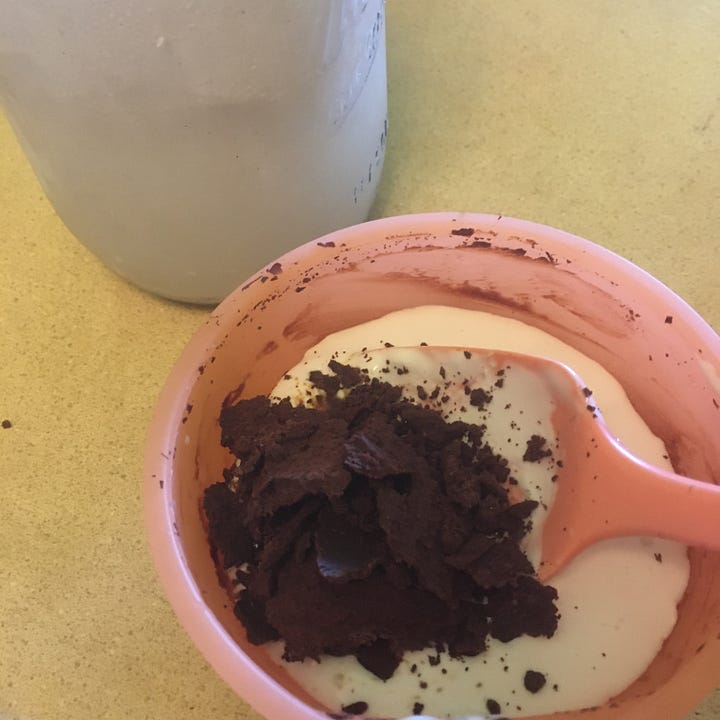 Stone ground chocolate mousse 