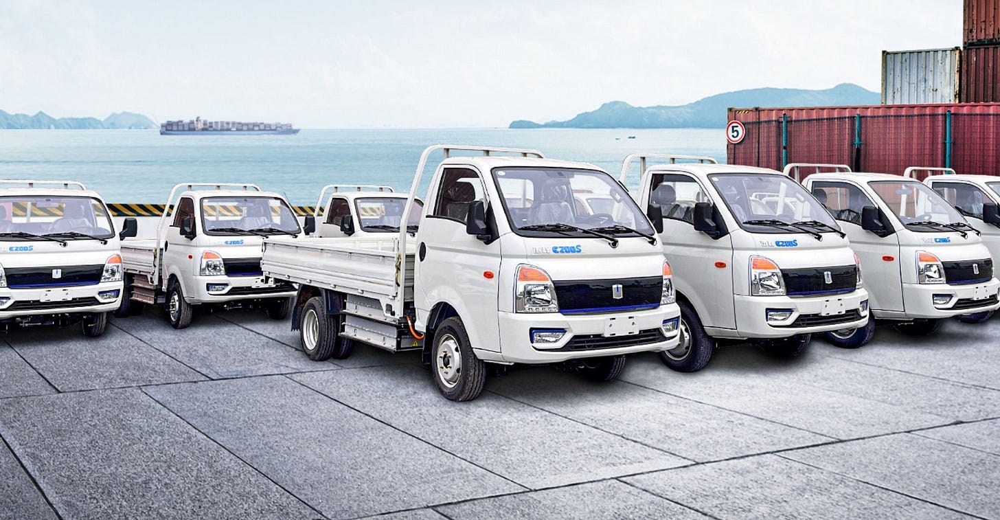 Geely’s Farizon Auto Small Truck E200S Heads to Chile