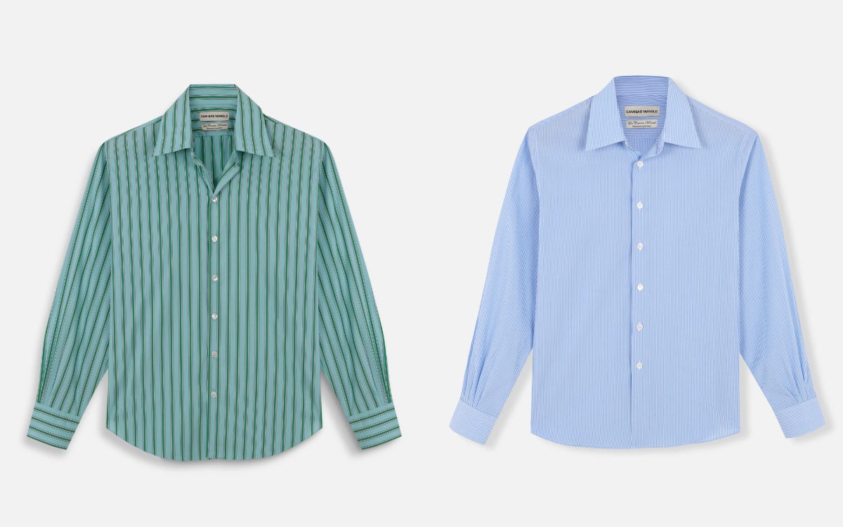 The Joke Inside Camisas Manolo's Shirts - by Louis Cheslaw