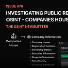 The OSINT Newsletter - Issue #76