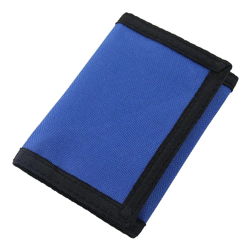 Cartera de lona con bloqueo RFID para hombres y mujeres - Cartera de nailon triple con magia - Foto 1 de 7