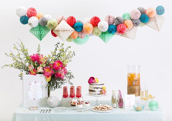 Spring bridal shower inspiration | 100 Layer Cake for Crate and Barrel | Photo by Scott Clark Photo