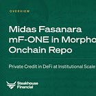 Midas Fasanara mF-ONE in Morpho Onchain Repo