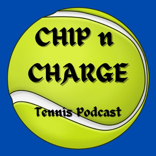 Chip n Charge Tennis Podcast logo