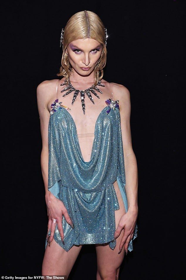 Dylan Mulvaney shows off toned frame and VERY sculpted cheeks during New  York Fashion Week catwalk appearance | Daily Mail Online