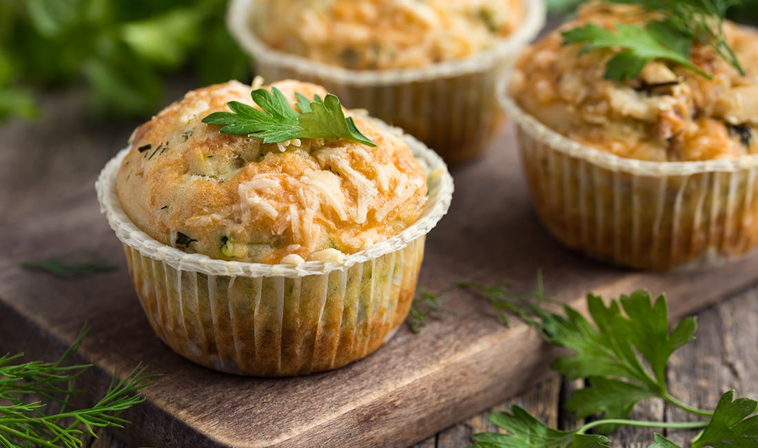 Zucchini Oat Chocolate Chip Muffins
