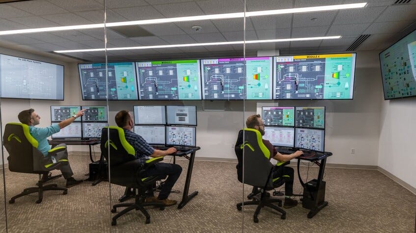 simulation of small modular reactor testing