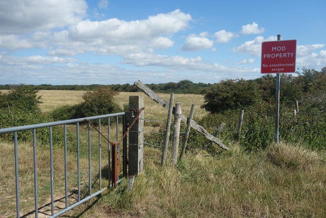 Gate on the Coast Path