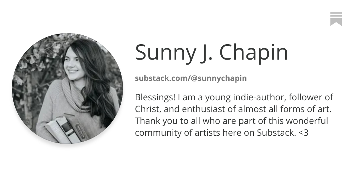 Sunny J. Chapin | Substack