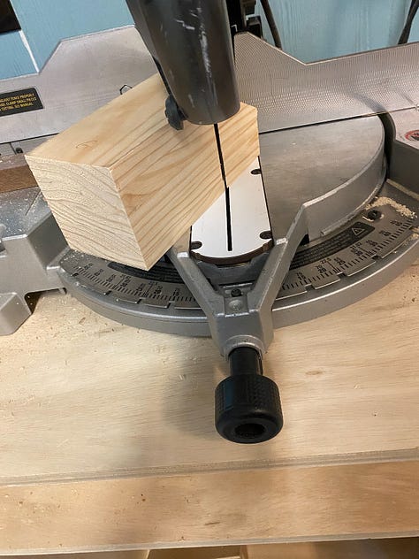 TV console under construction.