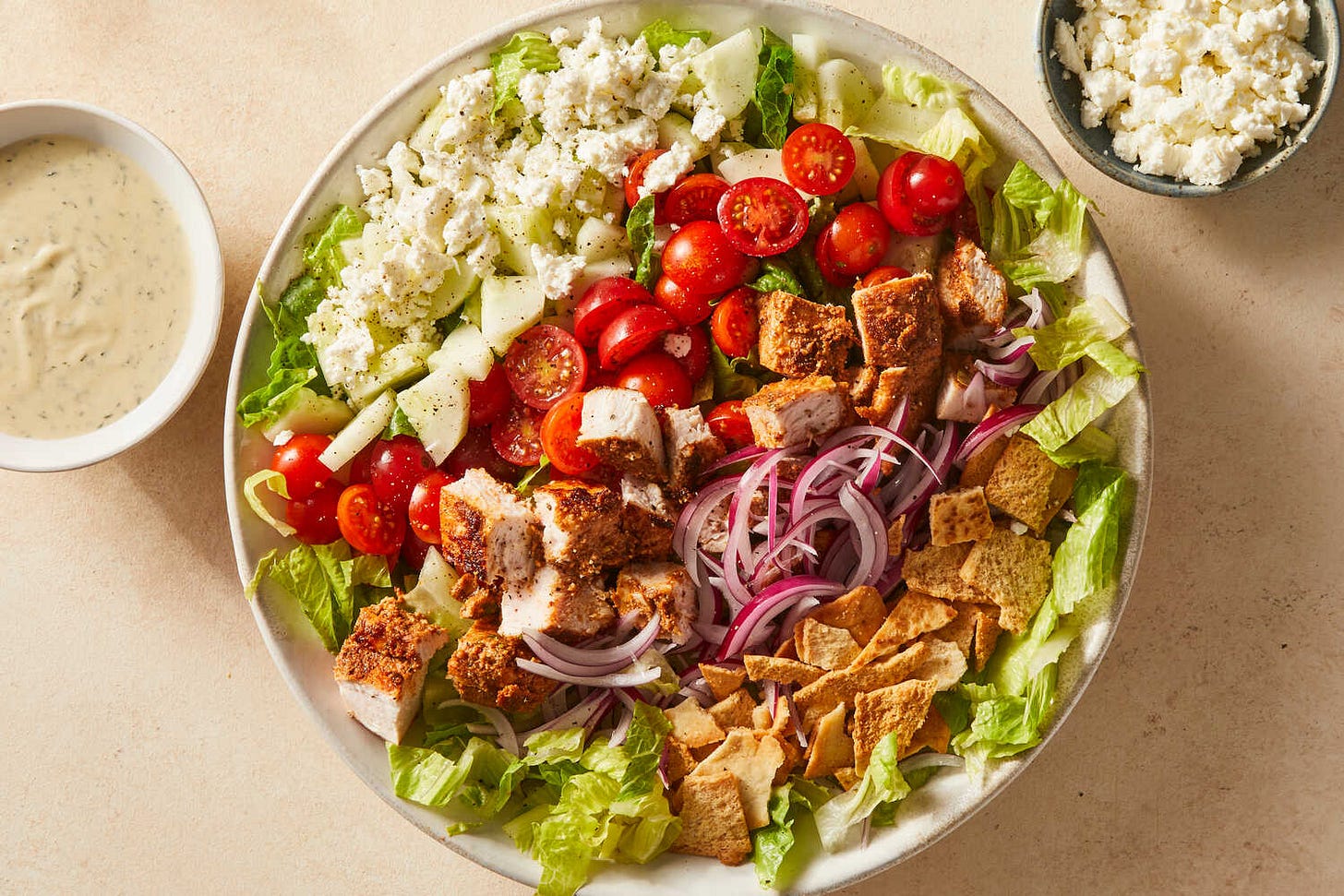 Chicken Gyro Chopped Salad Chicken Gyro Chopped Salad