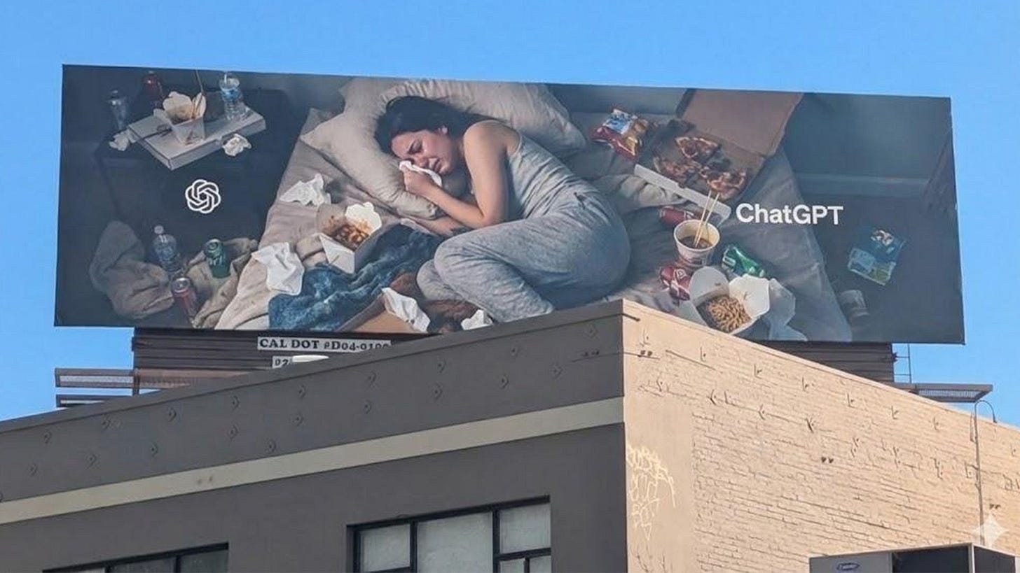 Fake ChatGPT billboard ad proves how scary things are getting | Creative  Bloq