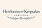 Heirlooms & Keepsakes