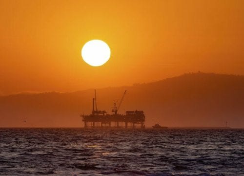 Offshore oil rig