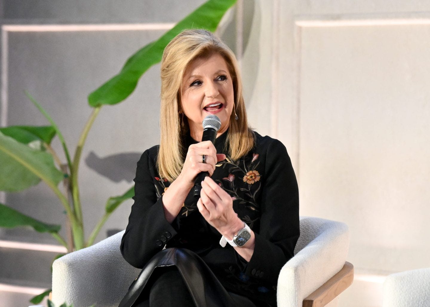 "What matters is how AI helps us fundamentally improve our health spans and life spans," says Arianna Huffington, CEO and founder of Thrive Global.