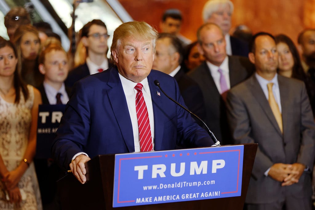 Donald Trump Signs The Pledge