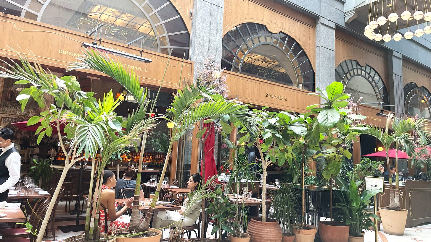 The entrance to La Grande Boucherie in New York City