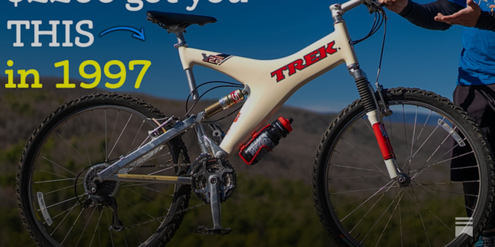 土日値引【貴重】最終改良型TREK Y22 OCLV カーボンフレーム　トレック The Trek Y22: What Full Suspension Looked Like in 1997