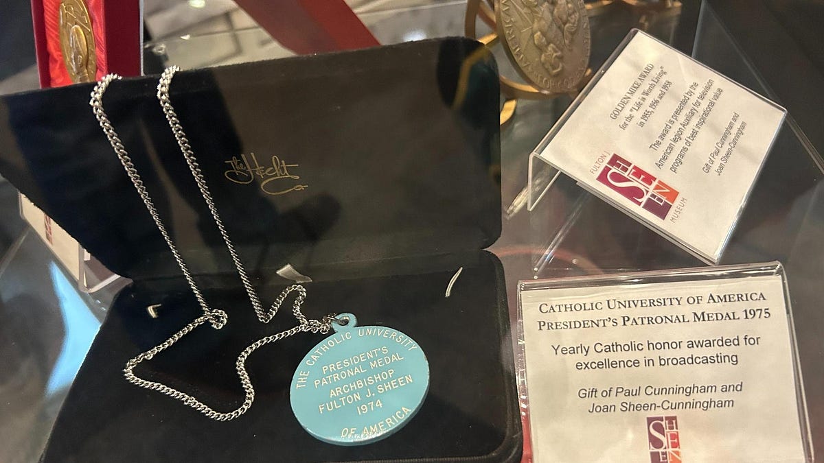 Museum mix-up: The true story behind Fulton Sheen and the ‘Patronal Medal’