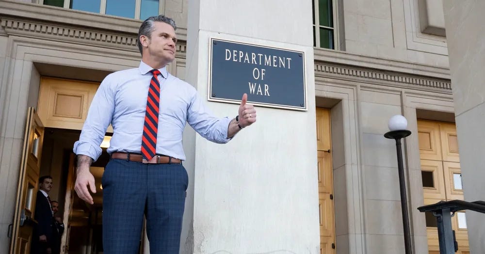 Senate committee backs Department of War name change Senate committee backs Department of War name change