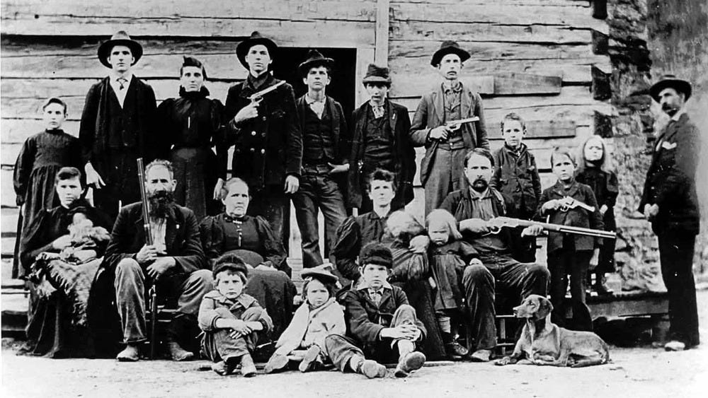 The Hatfields in 1897 The Hatfields in 1897