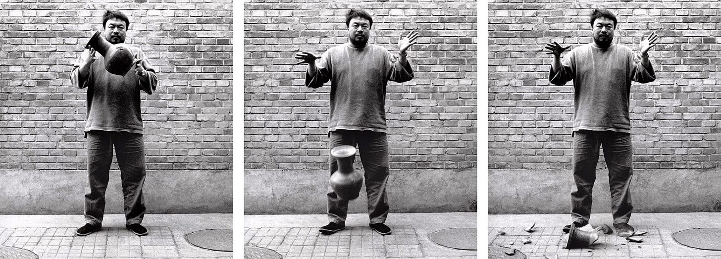 Smarthistory – Destruction as Preservation: Ai Weiwei's Dropping a Han  Dynasty Urn