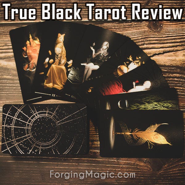 True Black Tarot Deck Review True Black Tarot Deck Review