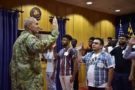 enlistment at Fort Meade MEPS ...
