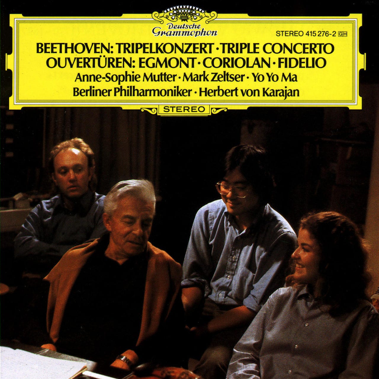 BEETHOVEN Tripelkonz. Mutter Ma Karajan | Deutsche Grammophon BEETHOVEN Tripelkonz. Mutter Ma Karajan | Deutsche Grammophon