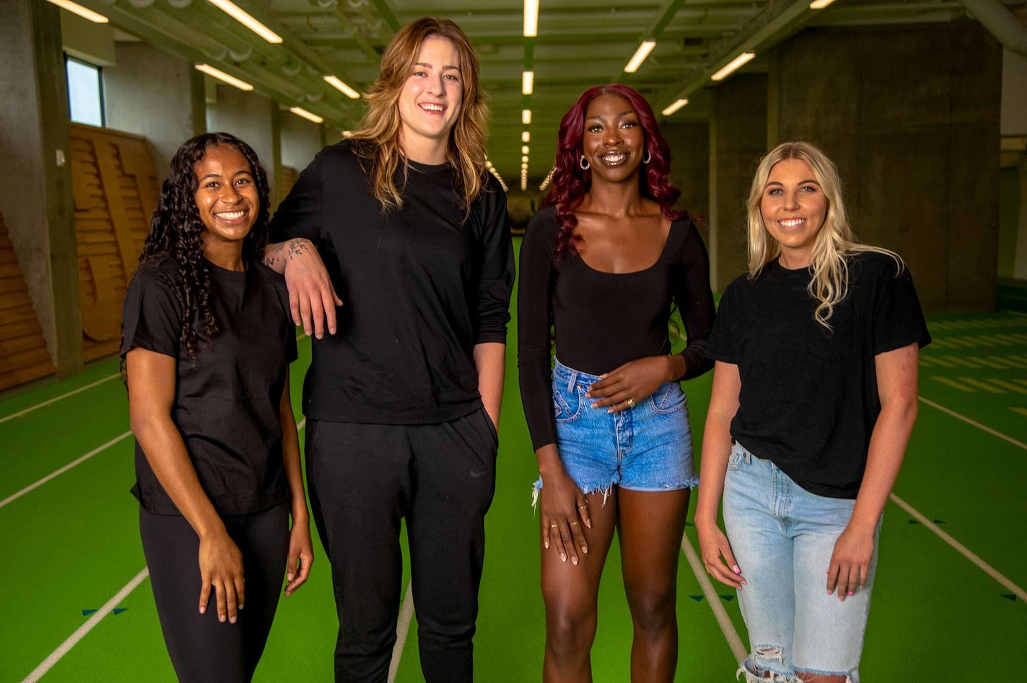 Oregon female athletes working with Division Street on NFTs