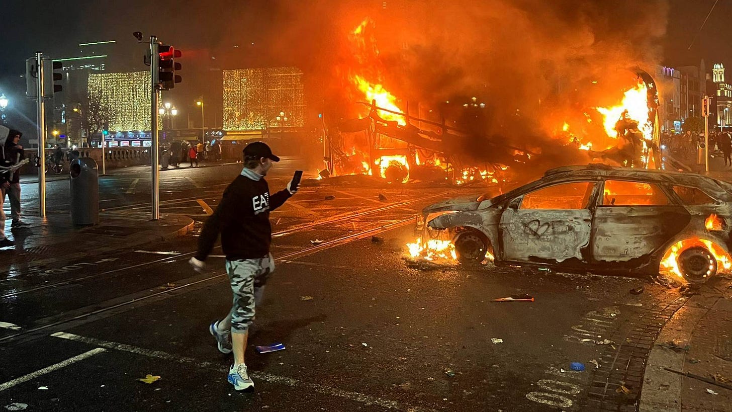 Disturbios en Dublin, Irlanda, Hoy: Apuñalamiento Múltiple Causa Protestas  | N+