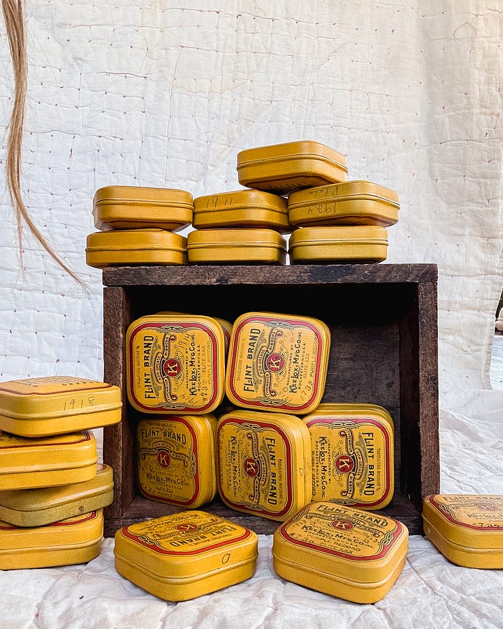 art supplies, vintage style, Peg and Awl