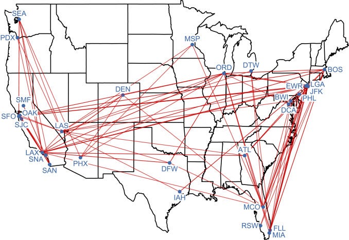 The determinants of hidden-city ticketing: Competition, hub-and-spoke  networks, and advance-purchase requirements - ScienceDirect