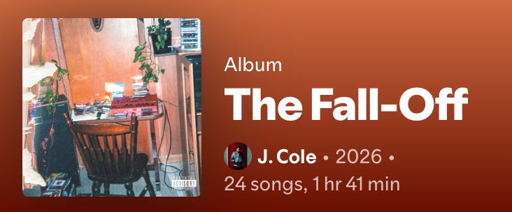 J. Cole relects on his past and present in 'The Fall-Off' – MTSU Sidelines