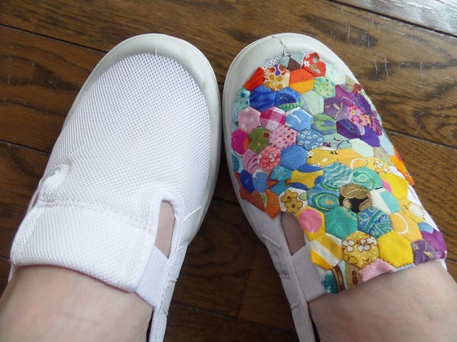 Patchwork shoes Patchwork shoes