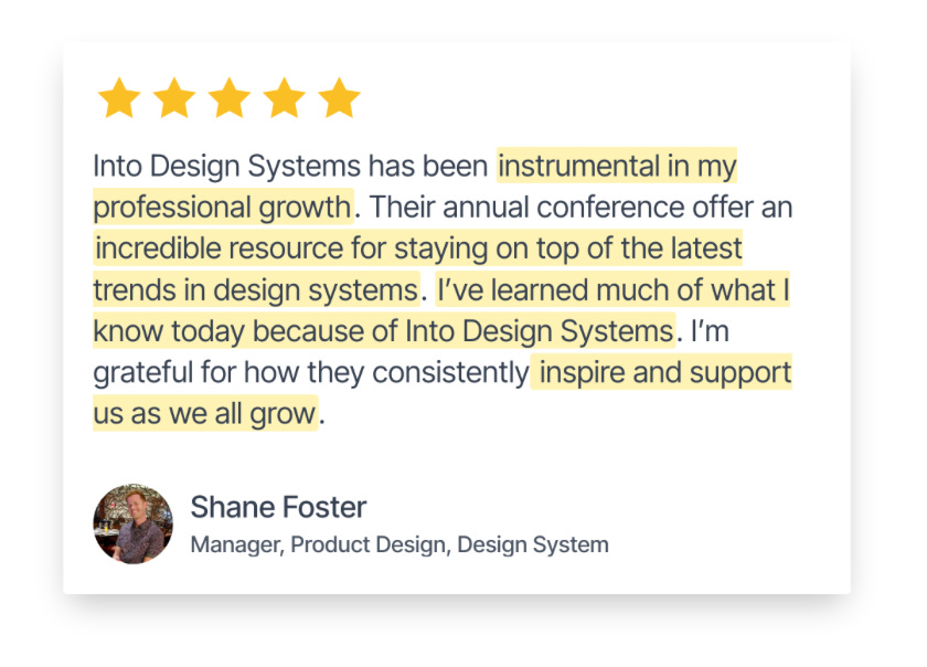 Testimonial by Shane Foster
