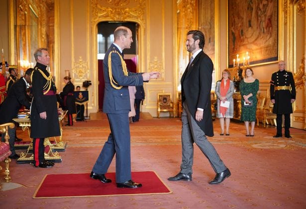 Mr Knauf was made a Lieutenant of the Royal Victorian Order Mr Knauf was made a Lieutenant of the Royal Victorian Order