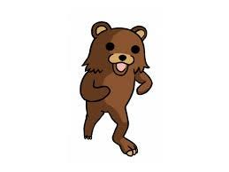Naklejka Pedobear 15cm kolorowy Naklejka Pedobear 15cm kolorowy