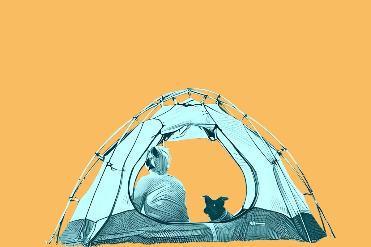 Camping for the first time at 43