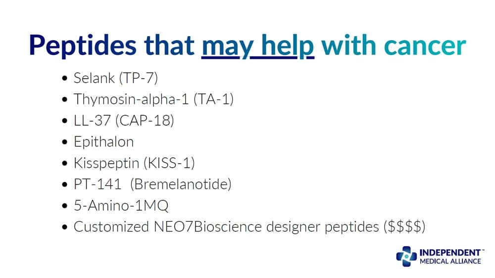 helpful peptides for cancer