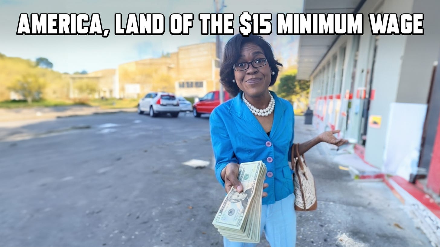 🌊 America, Land of the $15 Minimum Wage? - RocaNews