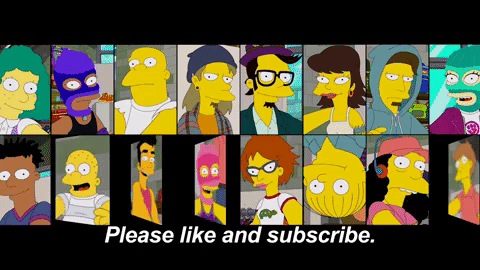 Like & Subscribe | Season 33 Ep. 15 | THE SIMPSONS - GIPHY Clips