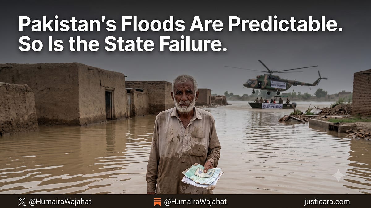 پاکستان میں سیلاب کی پیشگوئی ممکن ہے، اور ریاستی ناکامی کی بھی۔