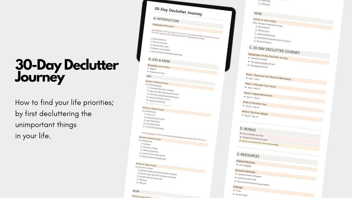 30-Day Declutter Journey