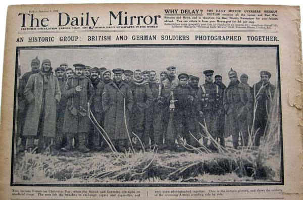 True Inspiration for Fiction #1: the Christmas Truce 1914 | Vanessa Couchman