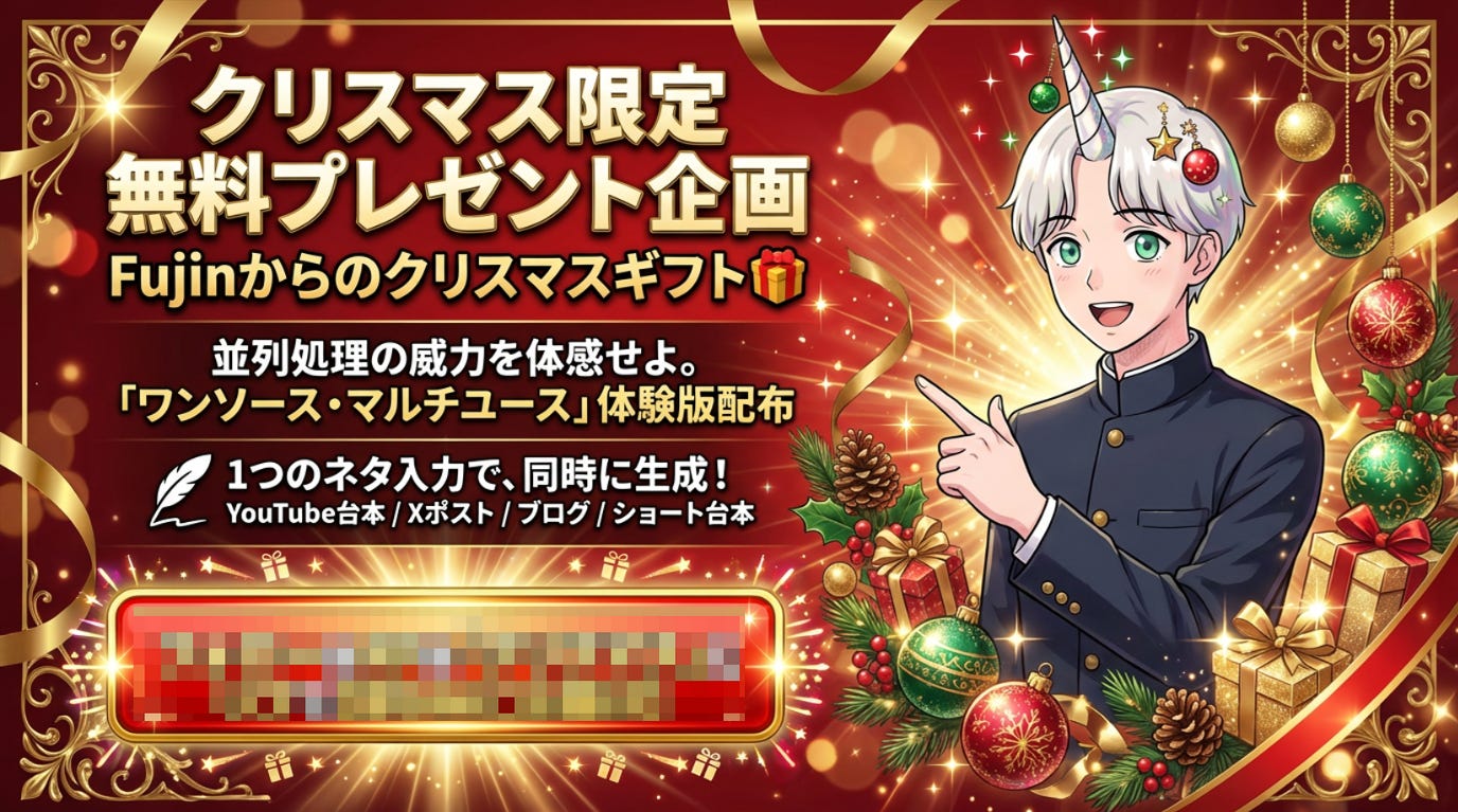 クリスマスをテーマにしたアニメ風キャラクターが、プレゼントと クリスマスをテーマにしたアニメ風キャラクターが、プレゼントと