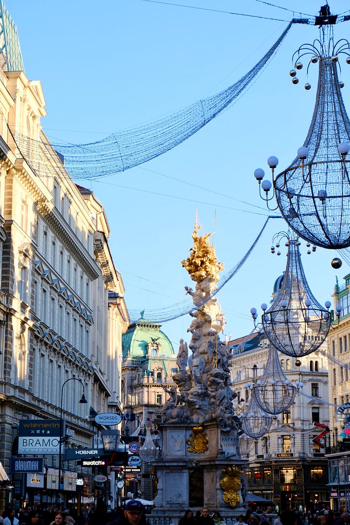 Christmas markets and stunning architectures from Munich and Vienna